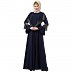 Designer Cape abaya- Navy Blue Designer Cape abaya- Navy Blue